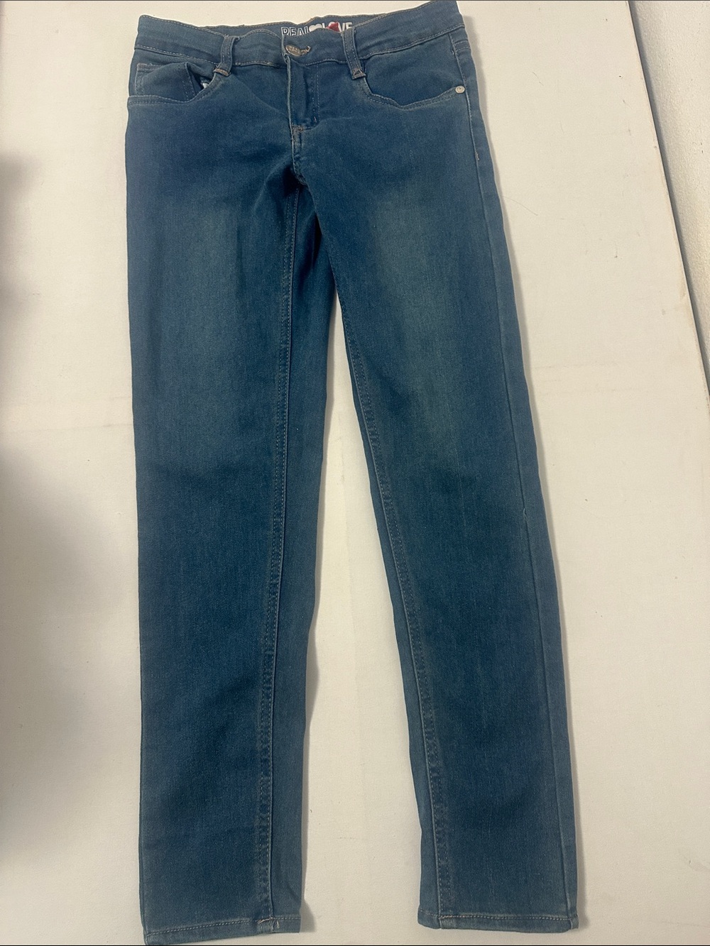 Girl kids size 12 Slim Straight Jeans - Dark Blue